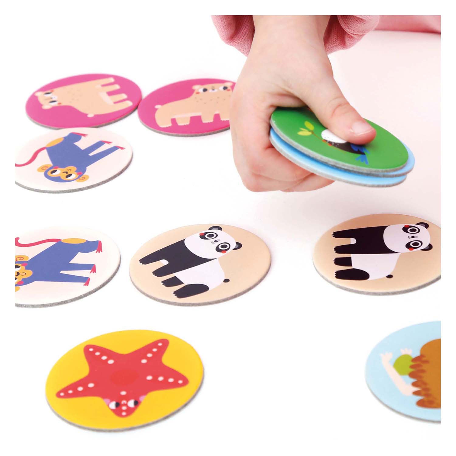 Banana Panda - Banana Panda on-the-go memo spel wilde dieren 2+
