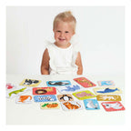 Banana panda - puzzelparen wilde dieren - 18dlg.