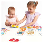 Banana panda - maak de puzzel passend nummer trein - 30st.