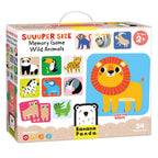 Banana panda - grote memory spel wilde dieren - 24st.