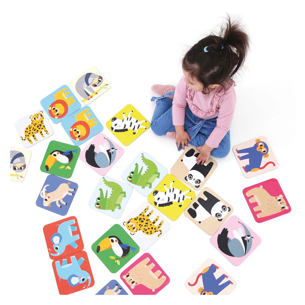 Banana panda - grote memory spel wilde dieren - 24st.