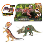 Toi-toys world of dinosaurs dilophosaurus, beweegbare dino met geluid