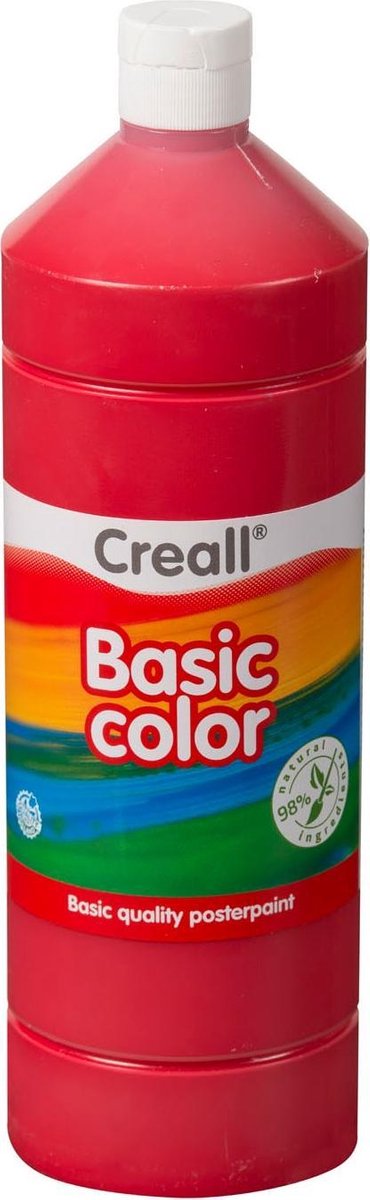 Creall - Plakkaat verf - licht rood - 1000ml