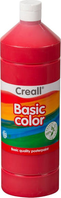 Creall - Plakkaat verf - licht rood - 1000ml