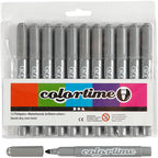 Creativ Company - Creativ Company Https://www.cchobby.nl/colortime-stiften-lijndikte-5-mm-grijs-12-stuk-1-doos