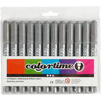 Creativ Company - Creativ Company Https://www.cchobby.nl/colortime-stiften-lijndikte-5-mm-grijs-12-stuk-1-doos