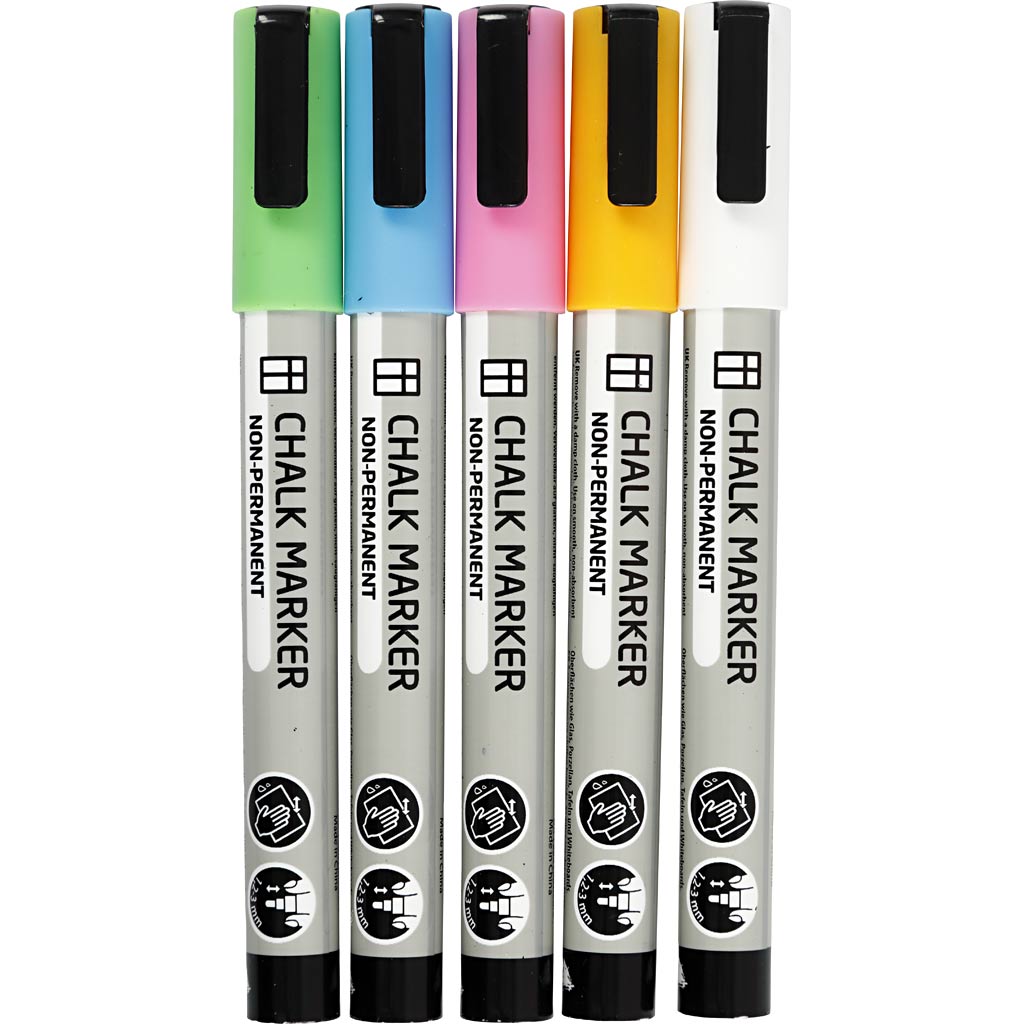 Creativ Company - Creativ Company Https://www.cchobby.nl/krijtstiften-lijndikte-1-2-3-mm-sterke-kleuren-5-stuk-1-doos