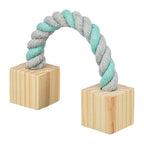 Trixie speeltouw met hout