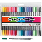 Creativ Company - Creativ Company Https://www.cchobby.nl/colortime-dubbelstift-lijndikte-2-3-3-6-mm-extra-kleuren-20-stuk-1-doos