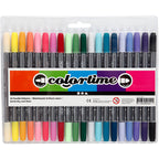 Creativ Company - Creativ Company Https://www.cchobby.nl/colortime-dubbelstift-lijndikte-2-3-3-6-mm-extra-kleuren-20-stuk-1-doos