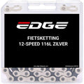 Edge fietsketting 12 speed chn-006 met 116 schakels - zilver