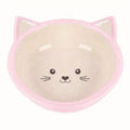 Happy pet voerbak kitten roze creme