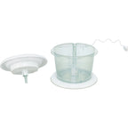 Trixie drinkfontein bubble stream blauw wit