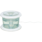 Trixie drinkfontein bubble stream blauw wit