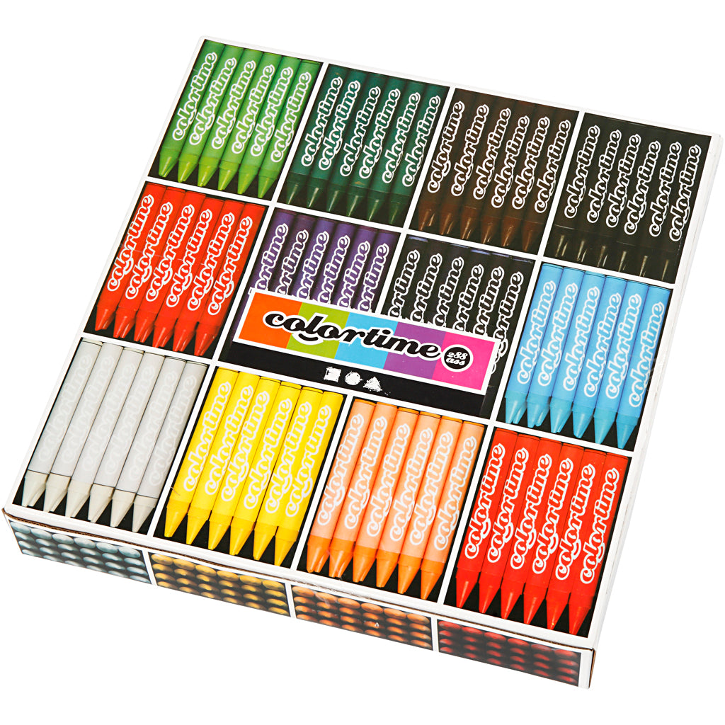 Creativ Company - Creativ Company Https://www.cchobby.nl/colortime-kleurkrijt-l-10-cm-dikte-11-mm-diverse-kleuren-12x24-stuk-1-doos