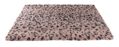 Martin - Vetbed print luipaardprint beige / zwart gerecycled