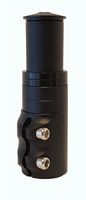 Adaptateur de tige Primax à venir avec des espaceurs 28.6ø 117 mm noir