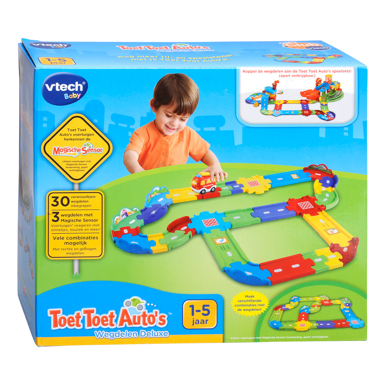 Vtech - Vtech toet toet autoâ´s wegdelen de luxe