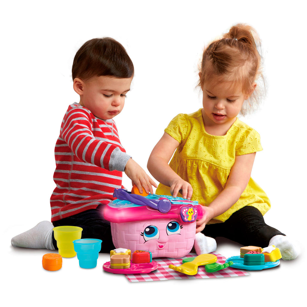 VTech - vormenpret picknickset - cadeau kinderen - educatief baby speelgoed - vormen kleuren etenswaren & reacties - cadeau - 1 tot 4 jaar