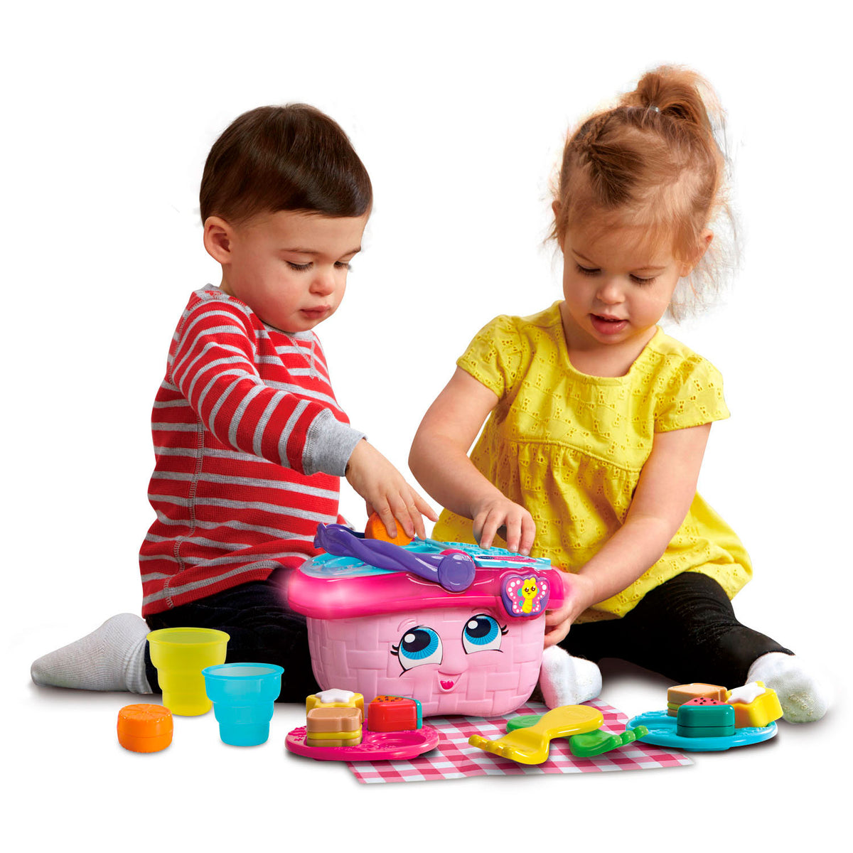 VTech - vormenpret picknickset - cadeau kinderen - educatief baby speelgoed - vormen kleuren etenswaren & reacties - cadeau - 1 tot 4 jaar