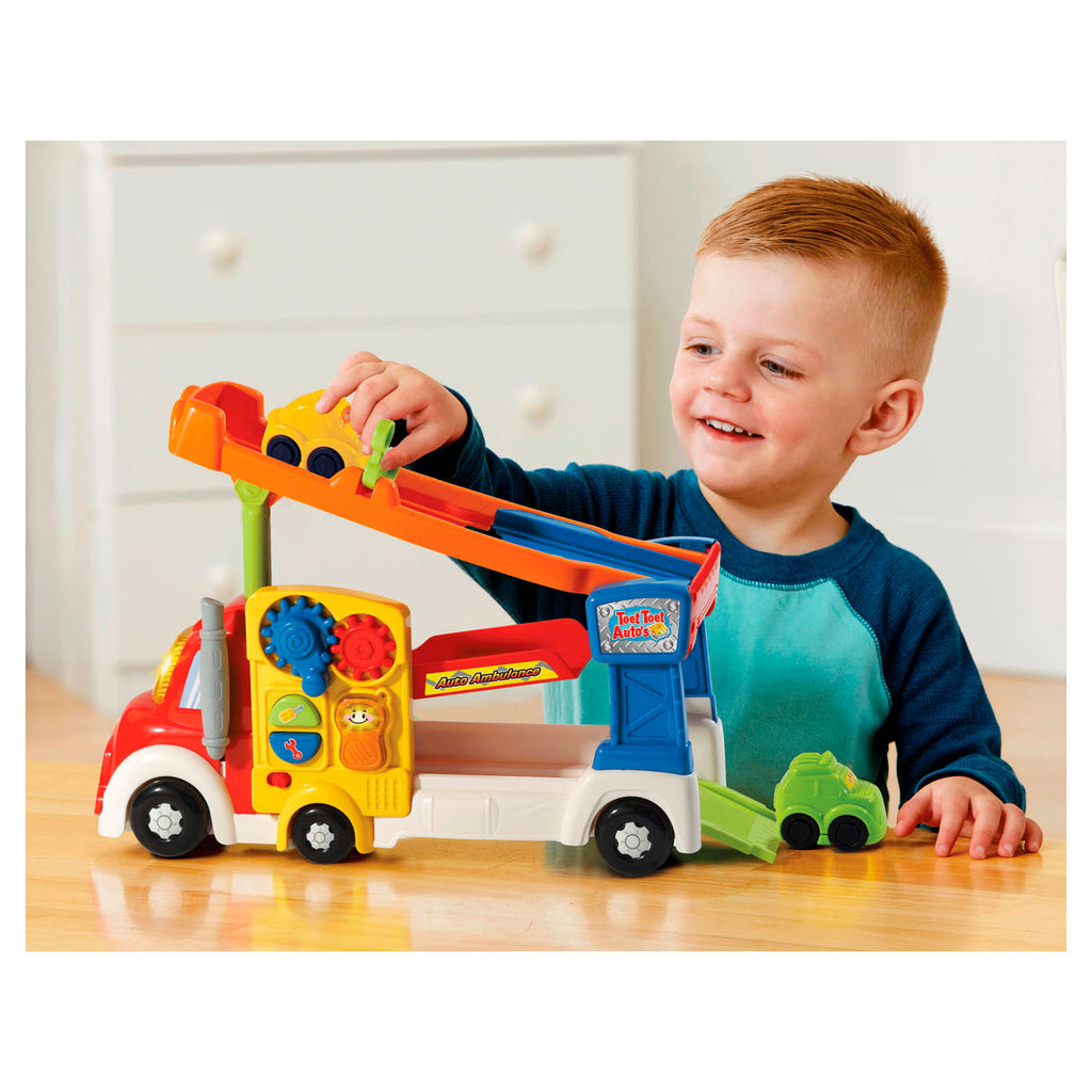 VTech - toet toet auto's speelfiguur - auto ambulance - interactief speelgoed - educatief babyspeelgoed - cadeau - vanaf 1 tot 5 jaar