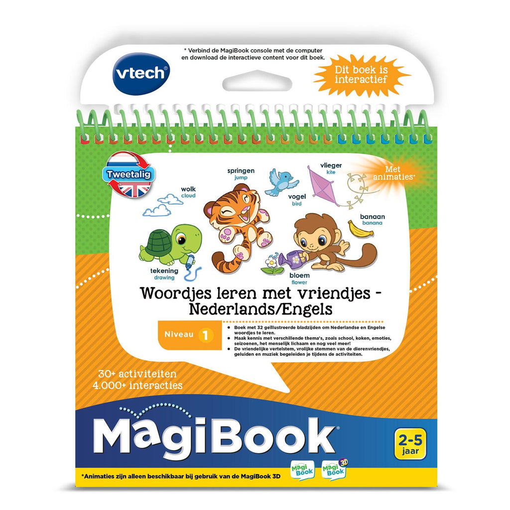 Vtech - Vtech magibook - woordjes leren met vriendjes nl-en