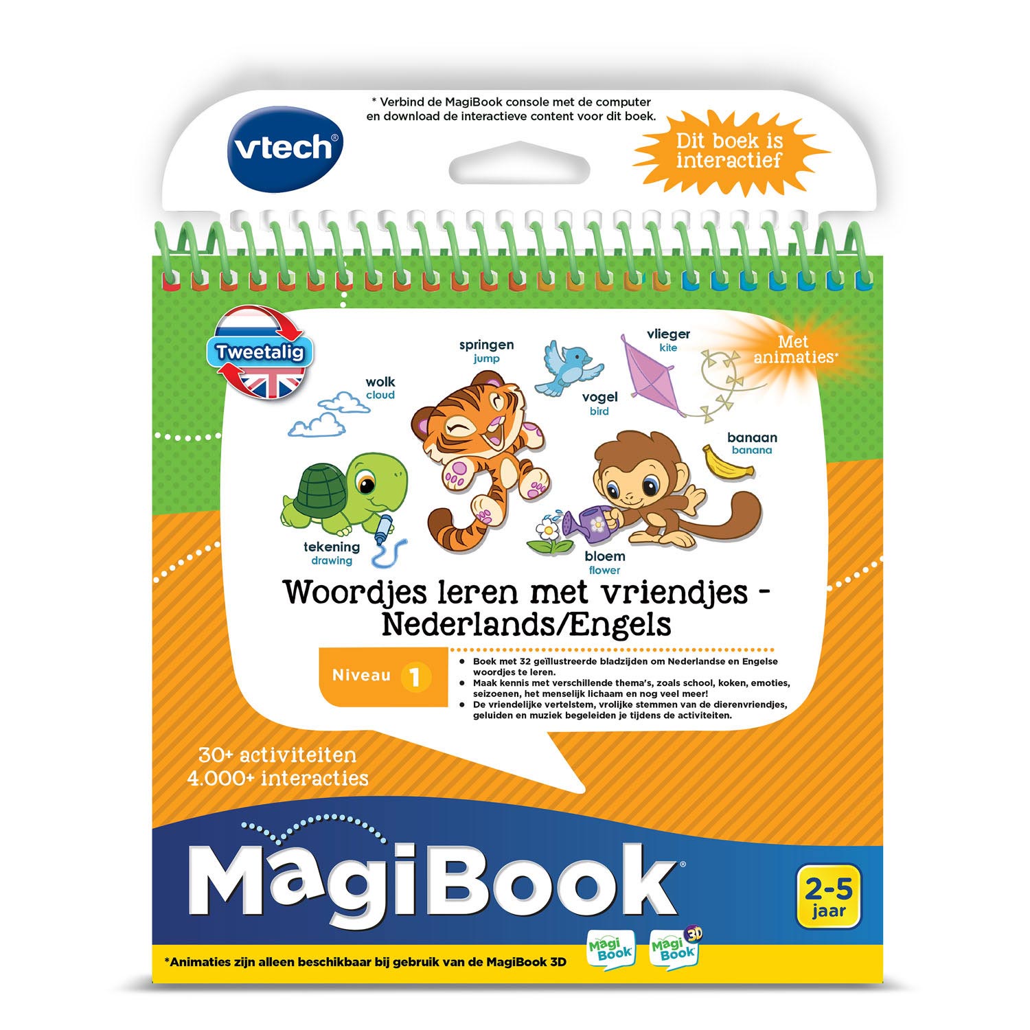 Vtech - Vtech magibook - woordjes leren met vriendjes nl-en