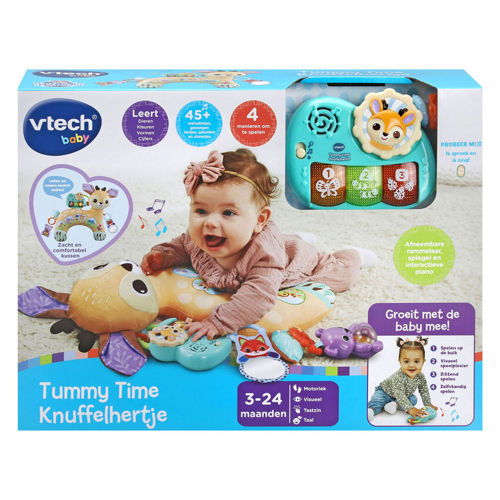 VTech - dierenvriendjes tummy time knuffelhertje