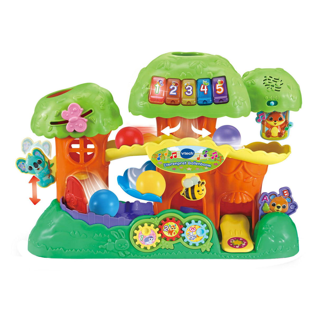 Vtech baby dierenpret ballenboom activity-center - interactief educatief speelgoed - ballentoren - cadeau - baby speelgoed 1 jaar