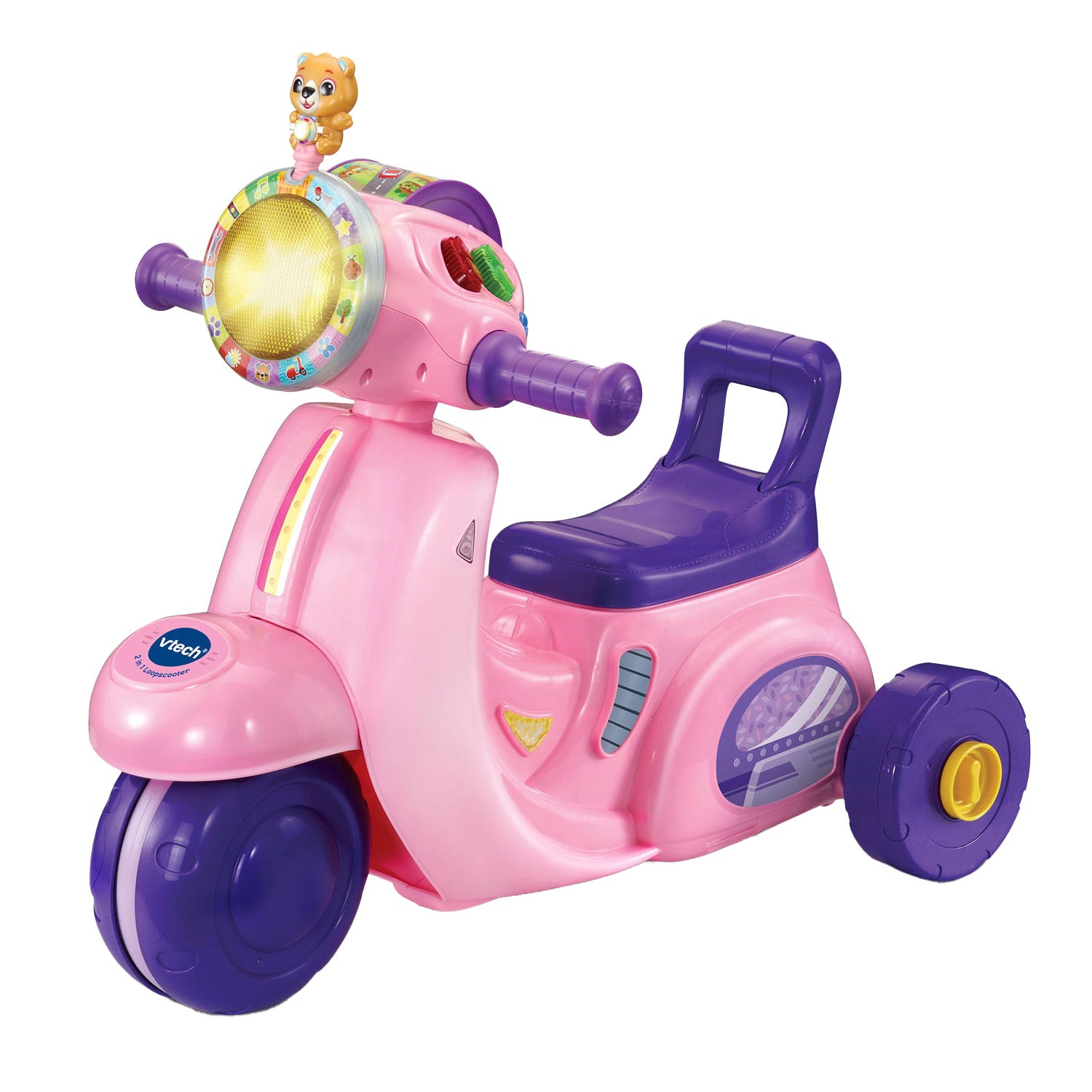 VTech - 2in1 loopscooter roze