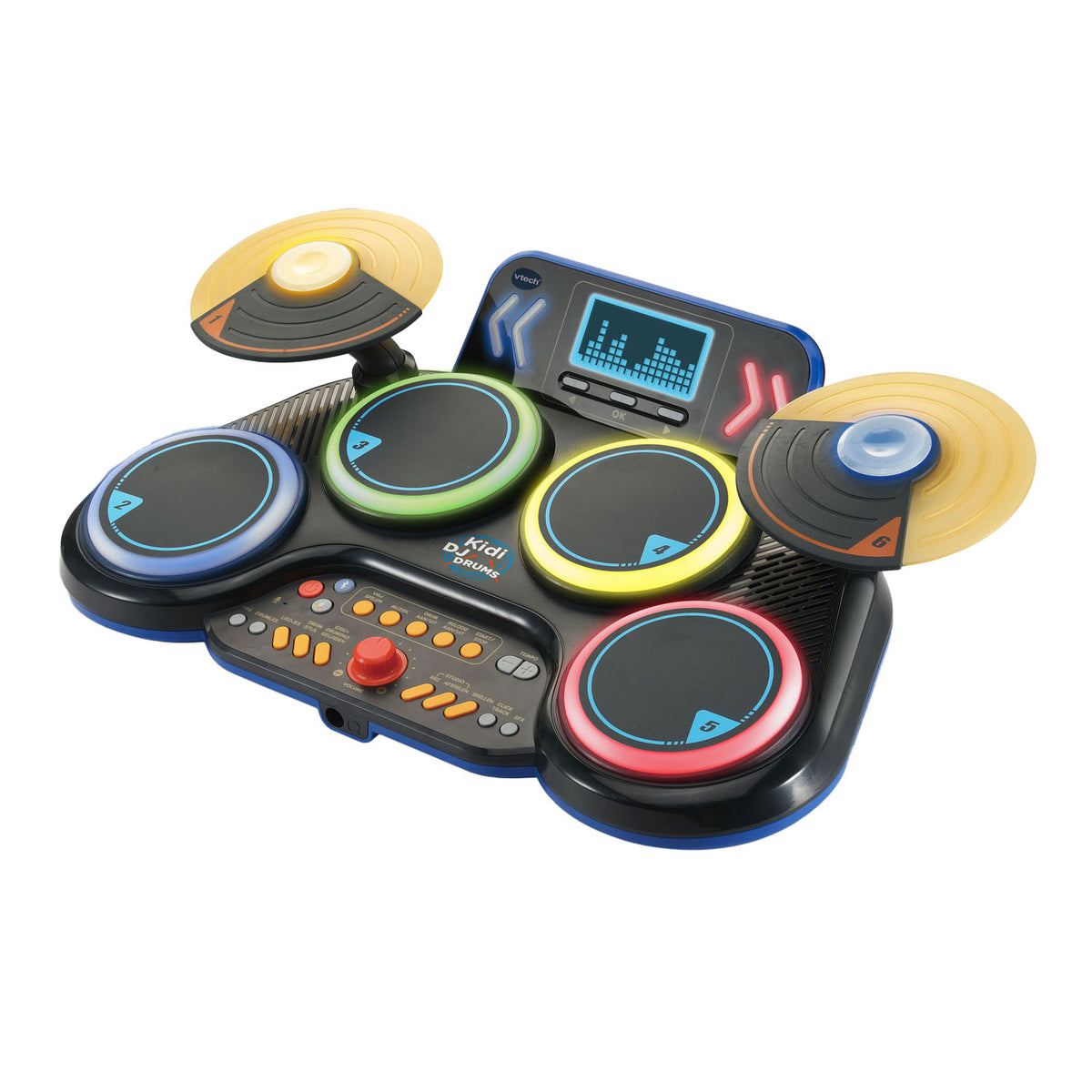 VTech - kidi dj drums - interactief speelgoed - stimuleert creativiteit - inclusief opname functie & bluetooth - speelgoed vanaf 6 jaar