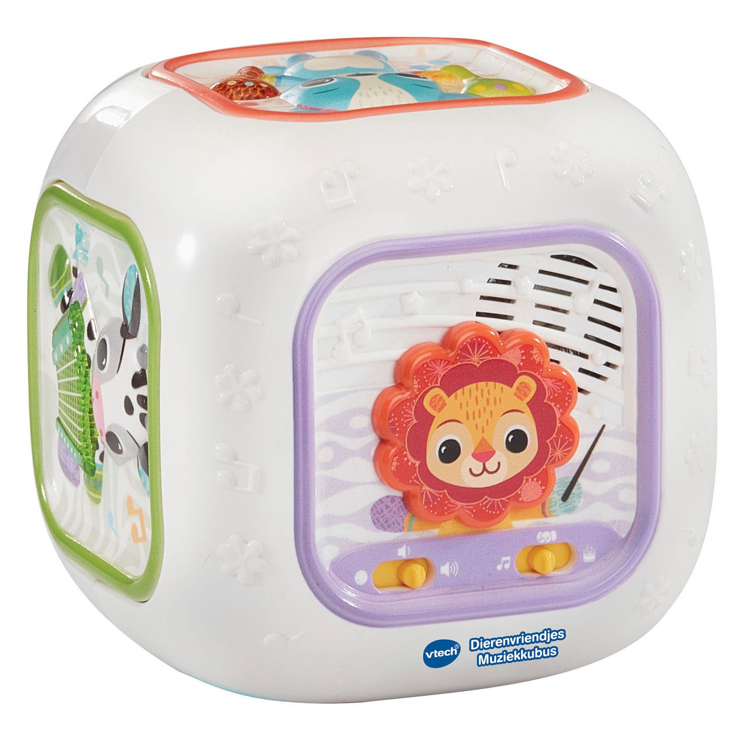 VTech - dierenvriendjes muziekkubus - educatief speelgoed - 80+ melodietjes liedjes geluiden en zinnetjes - speelgoed vanaf 3 maanden