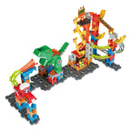 Vtech marble rush dino adventures magnetic set xl400e knikkerbaan - dinosaurus speelgoed - inclusief elektronische lift en magnetische elementen - speelgoed vanaf 4 jaar