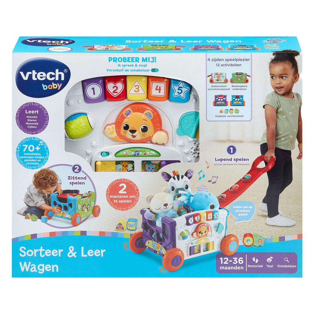 Vtech - Vtech sorteer en leer wagen