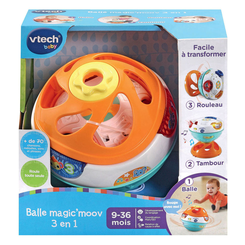 Vtech magic'moov 3-in-1 bal interactief babyspeelgoed