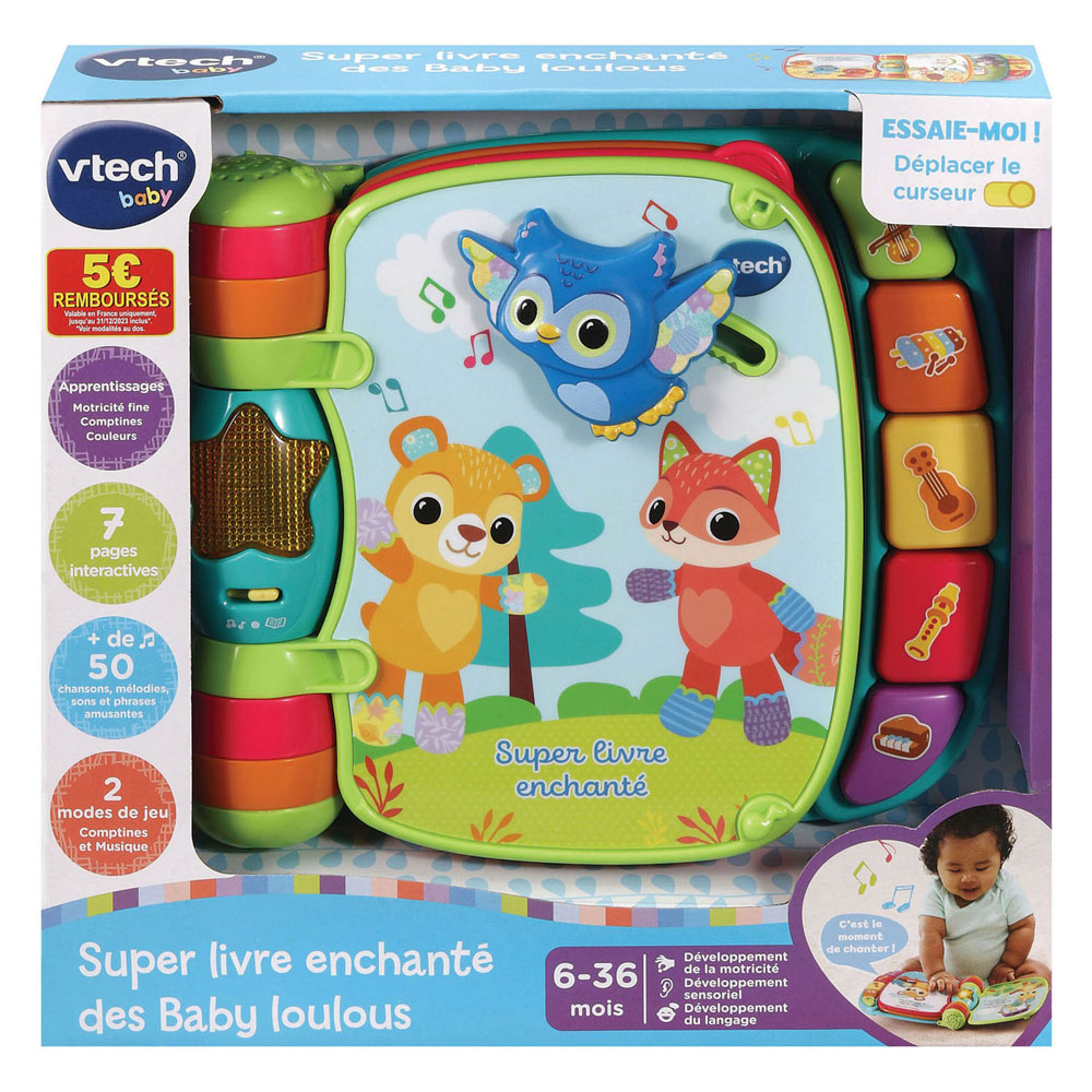 VTech - interactief baby boekje