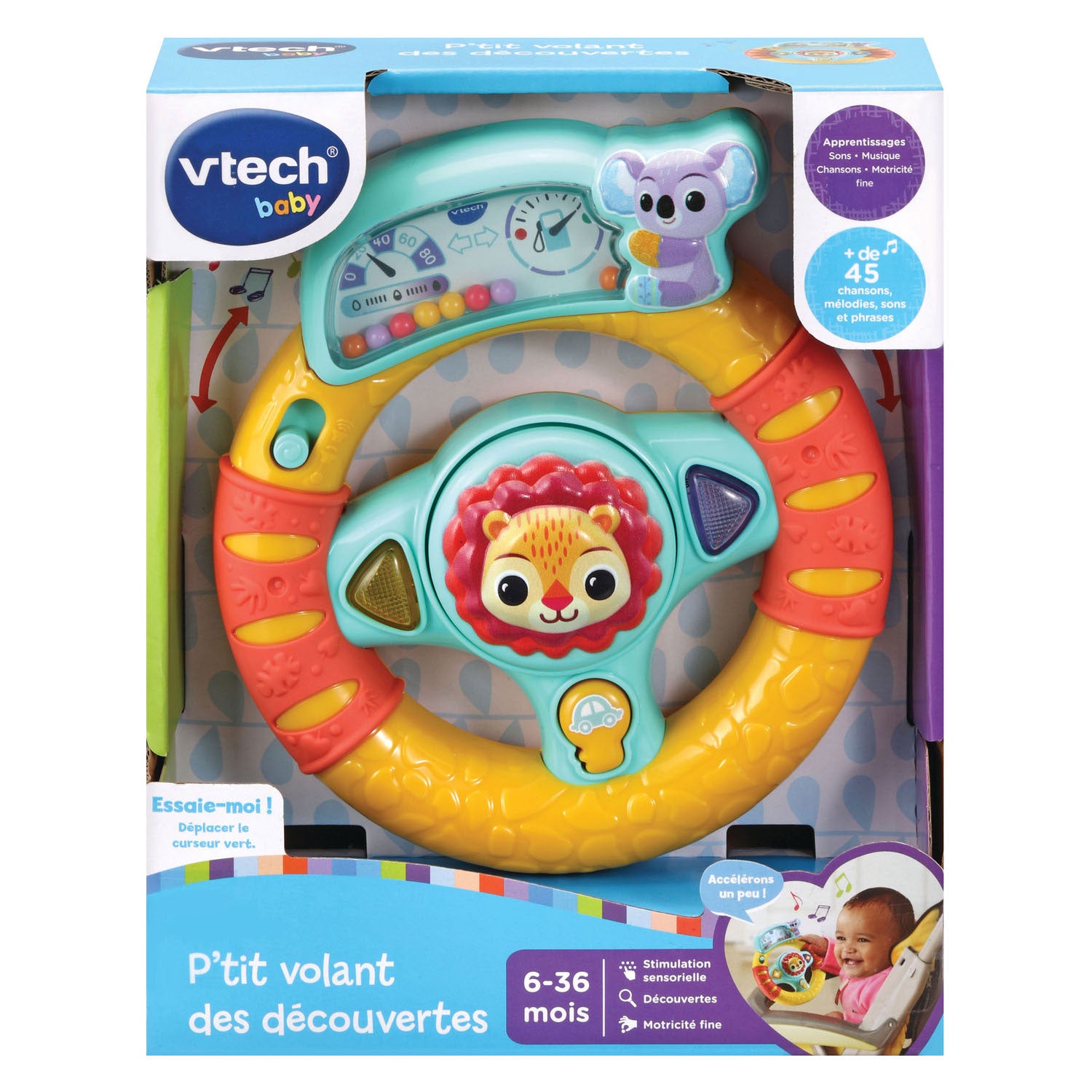VTech - toeter & draai stuurtje