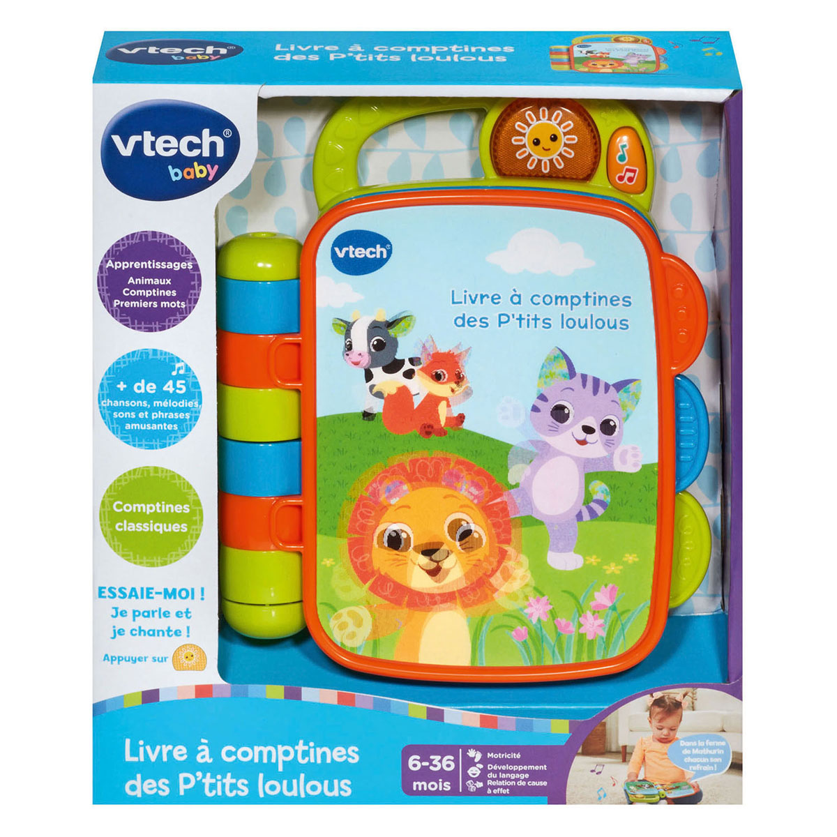 Vtech boek met kinderrijmpjes
