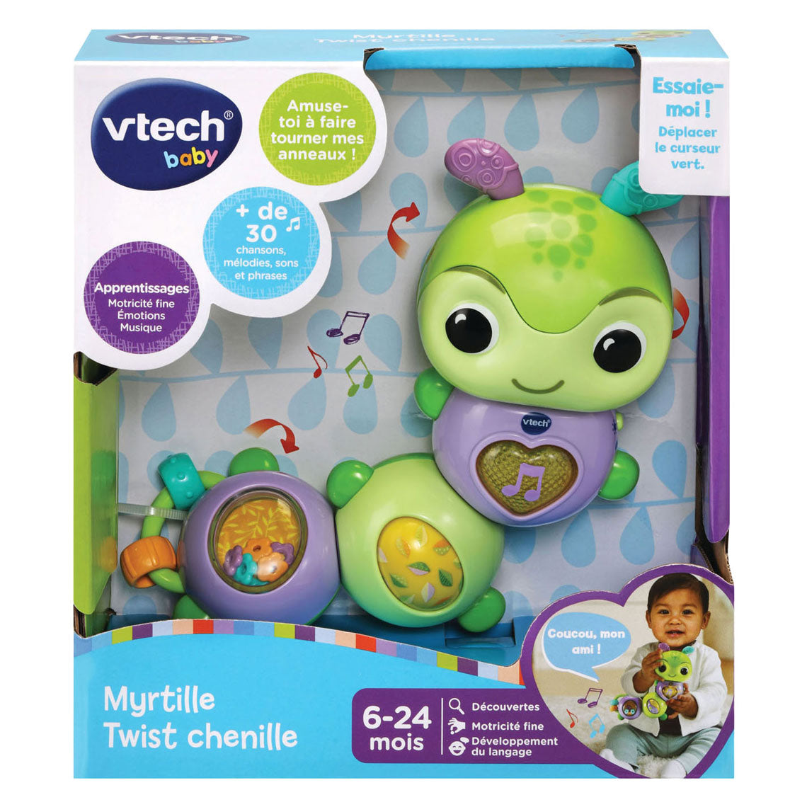 Vtech baby draai en wiebel rupsje