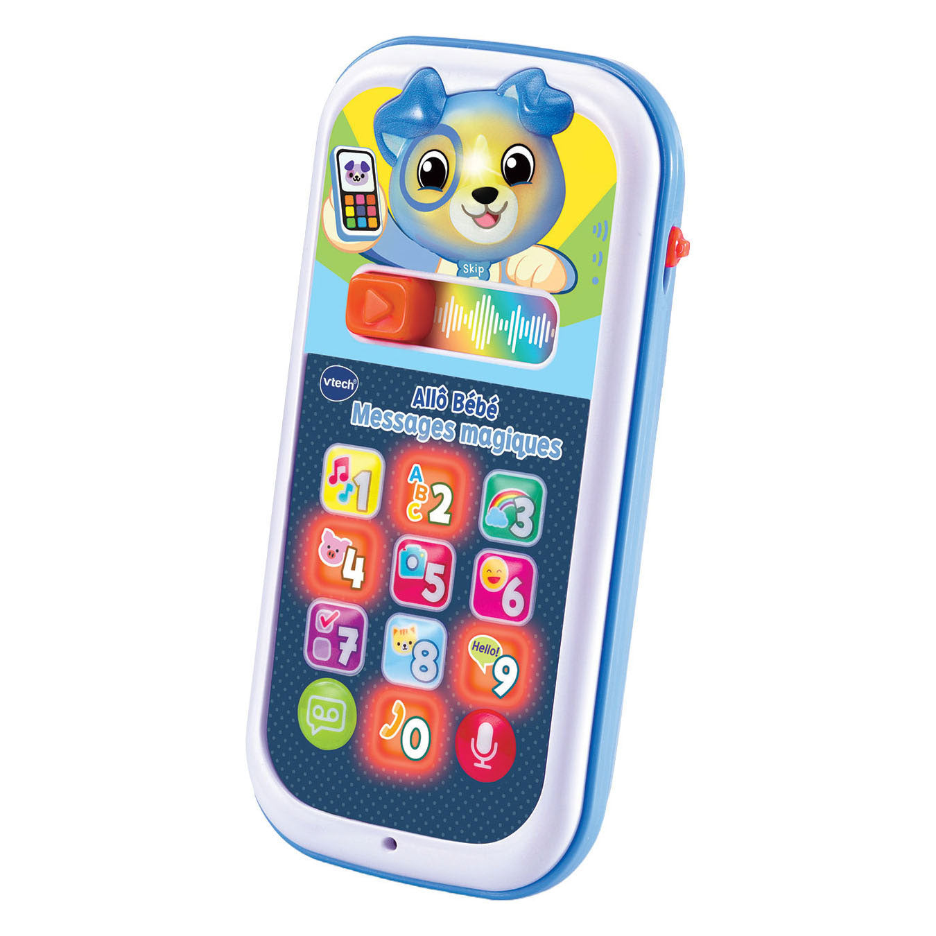 VTech - baby bel en leer puppytelefoon met spraakberichten