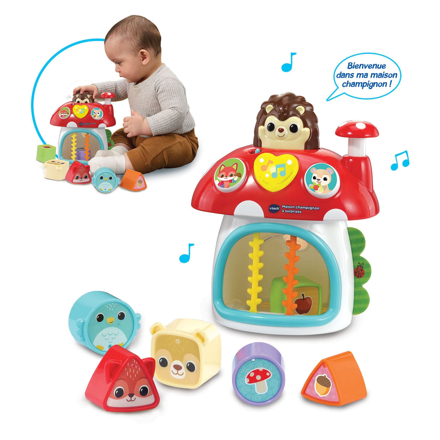 VTech - baby paddenstoel met verrassingen