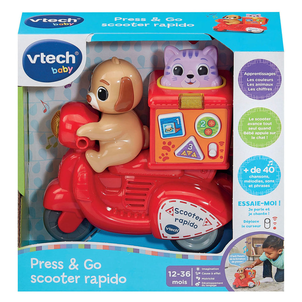 VTech - baby press & go scooter