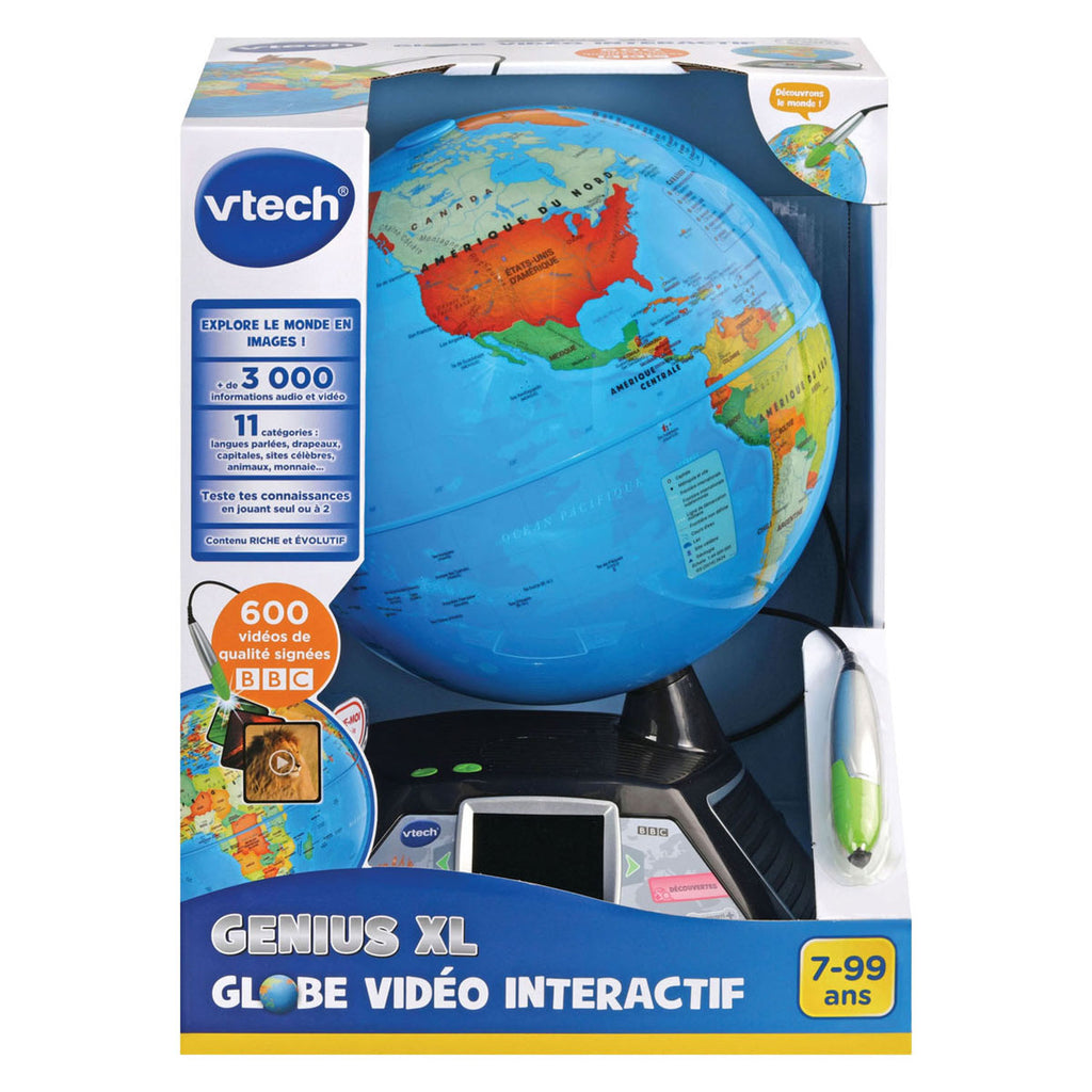 VTech - genius xl interactieve wereldbol met video