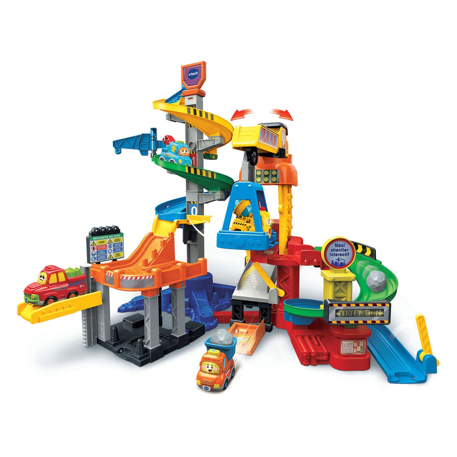 Vtech toet toet auto's interactieve bouwplaats