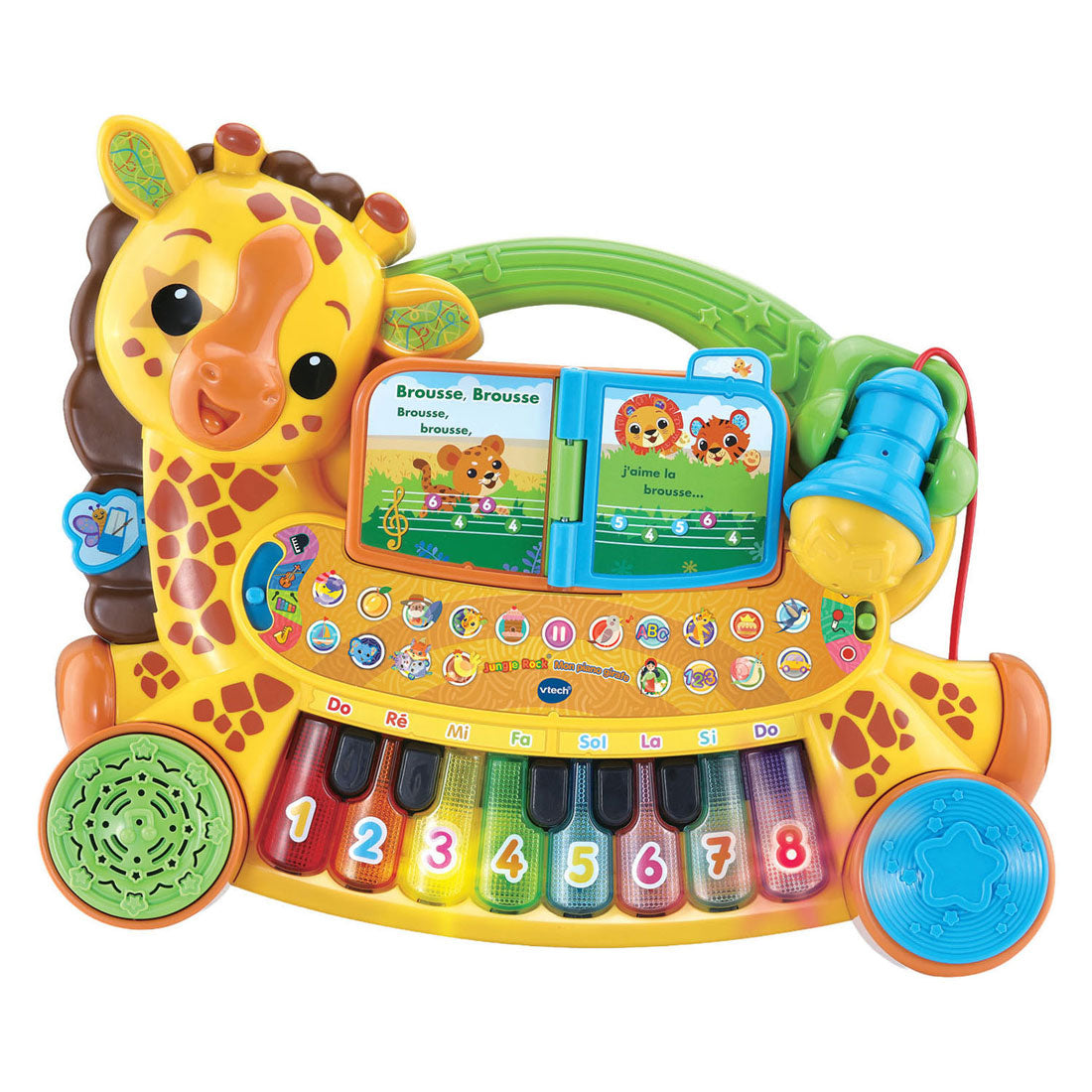 Vtech jungle rock - mijn piano giraf