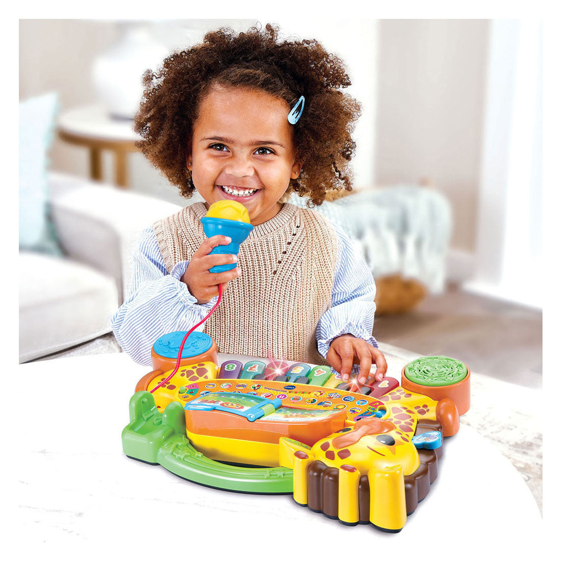 Vtech jungle rock - mijn piano giraf