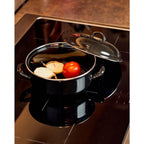 Casalupo emaille braadpan 22 cm zwart