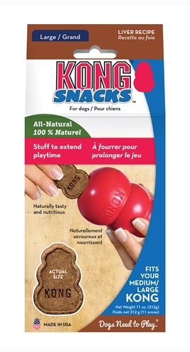 Kong stuff 'n hondensnack - lever - l