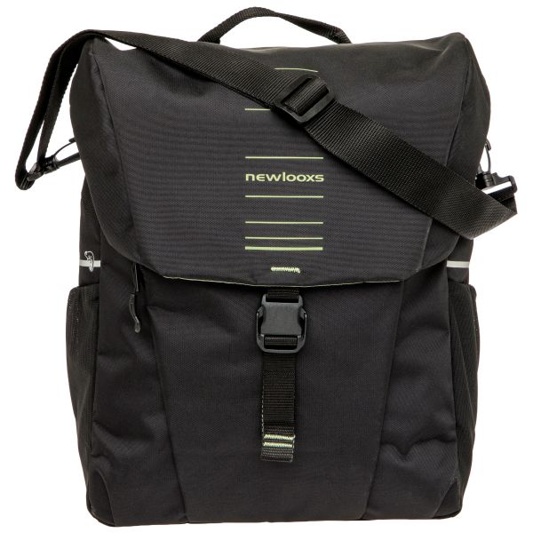 Newlooxs - Newlooxs Tas new looxs vigo enkel | zwart/groen | 20l
