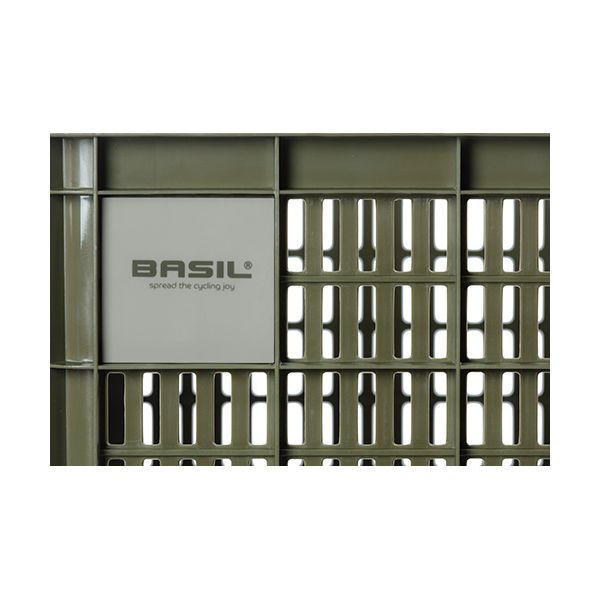 Caisse à vélo Basil L - grande - 40 litres - verte